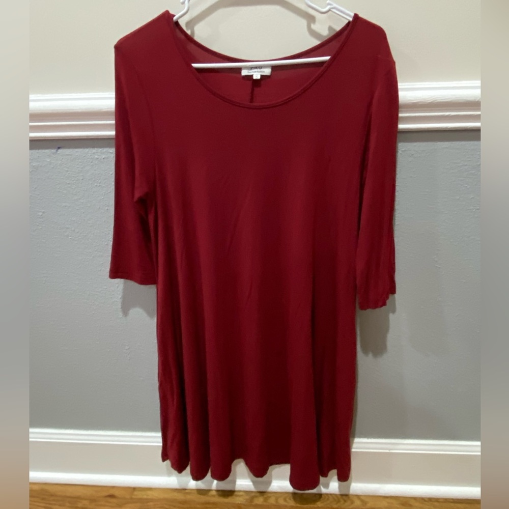 Piko Crimson Dress